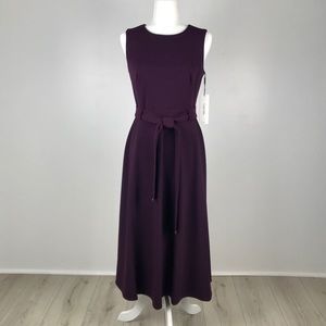Sleeveless Purple Calvin Klein Dress Size 6 NWT!